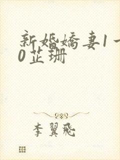 新婚娇妻1一40芷珊