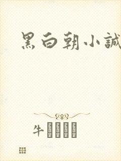 黑白朝小诚