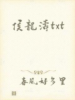侯龙涛txt