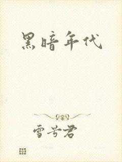 黑暗年代封面