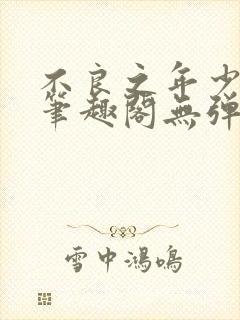 不良之年少轻狂笔趣阁无弹窗