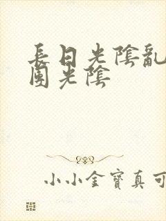 长日光阴乱作一团光阴封面