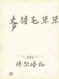 大胆毛茸茸的湿户