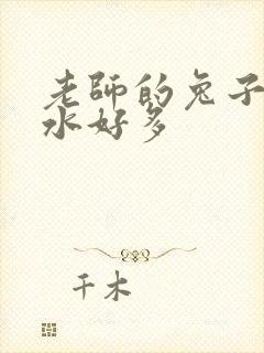 老师的兔子好软水好多