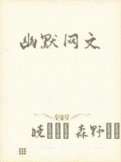 幽默网文