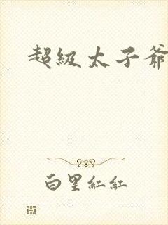 超级太子爷封面