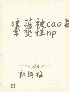 浪荡被cao日常双性np封面