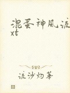 混蛋神风流史txt