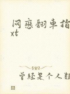 网恋翻车指南txt