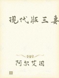 现代版三妻四妾