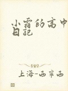 小霜的高中成长日记
