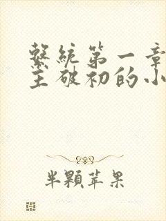 系统第一章给宿主破初的小说