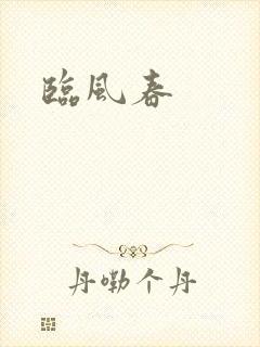 临风春封面
