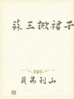 苏三掀裙子