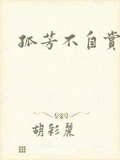 孤芳不自赏小说