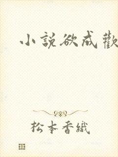 小说欲成欢