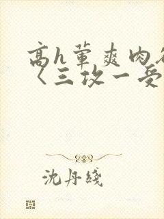 高h荤爽肉欲文〈三攻一受