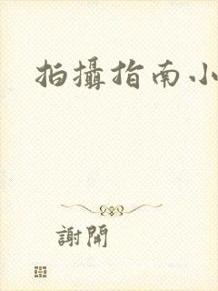 拍摄指南小说封面