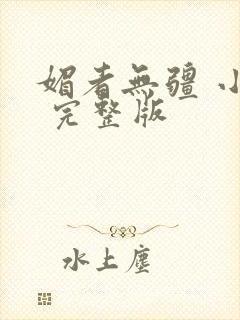 媚者无疆 小说 完整版