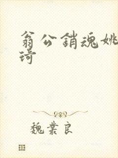 翁公销魂姚瑶琦琦