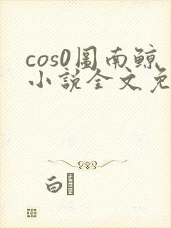 cos0图南鲸小说全文免费阅读笔趣阁封面