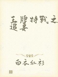 王牌特战之军少追妻