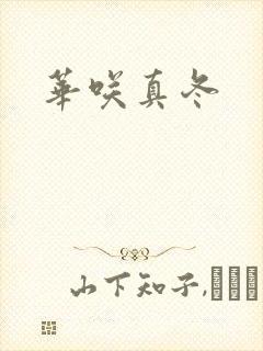 华咲真冬封面