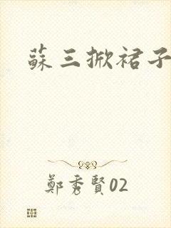 苏三掀裙子
