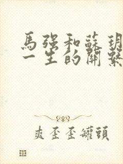 马强和苏玥幸福一生的关系封面