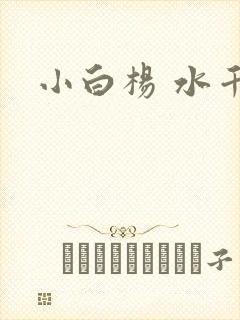 小白杨 水千丞