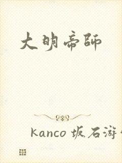 大明帝师封面