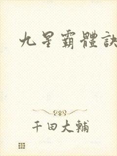 九星霸体诀小说