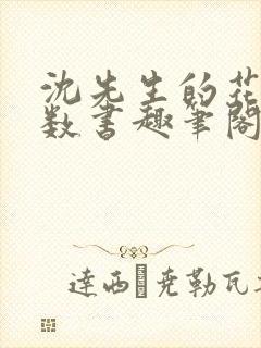 沈先生的花式调数书趣笔阁封面