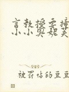 言教授要撞坏了小小奥妮芙原文封面