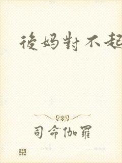 后妈对不起