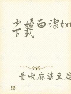少妇白洁txt下载