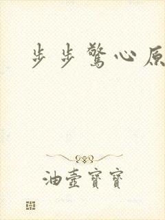 步步惊心原著封面