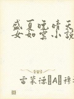 盛夏晚晴天之美女如云小说封面