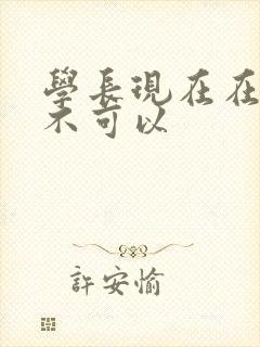 学长现在在上课不可以