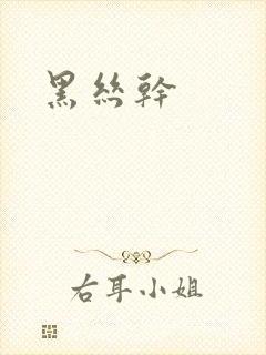 黑丝干