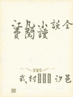 江凡小说全文免费阅读