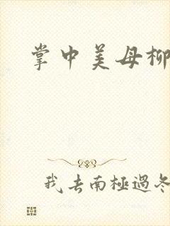 掌中美母柳玉茹