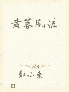 黄蓉风流封面