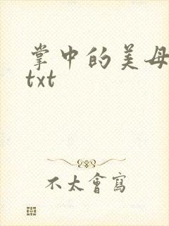 掌中的美母版主txt