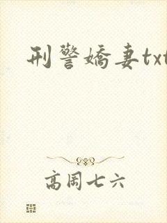 刑警娇妻txt