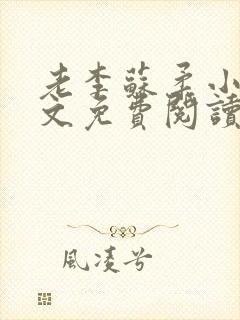 老李苏柔小说全文免费阅读封面