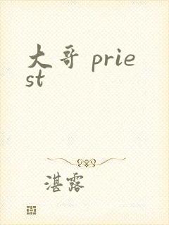 大哥 priest封面