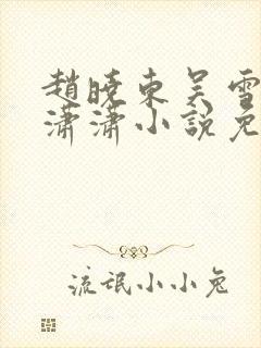 赵晓东吴雪晴王潇潇小说免费阅读