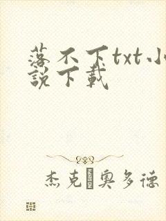 落不下txt小说下载