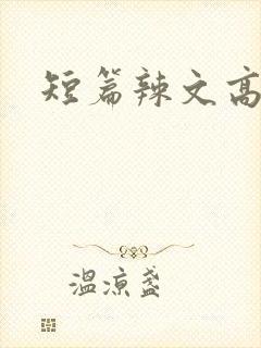 短篇辣文高h